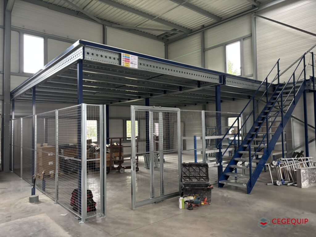 mezzanine cegequip installée